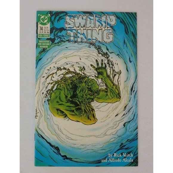 DC Comics Swamp Thing Issues #73 and #74 1988 New Format By Rick Veitch - Picture 7 of 10